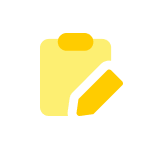 List with pen icon